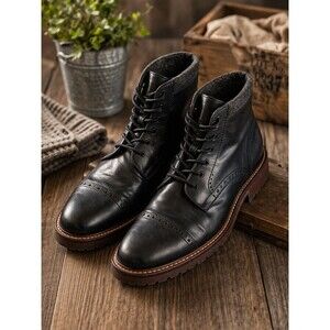 Johnston & Murphy | Shoes | Jm Black Cap Toe Lace Up Boot  display picture 2
